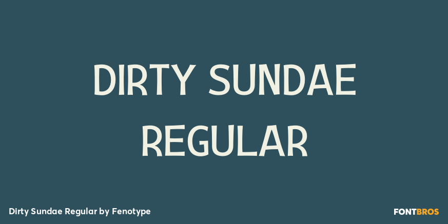 Dirty Sundae Regular Poster
