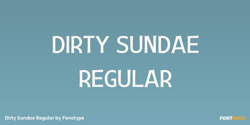 Dirty Sundae Regular Poster