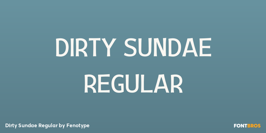 Dirty Sundae Regular Poster