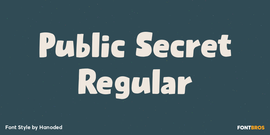 Public Secret Regular Poster