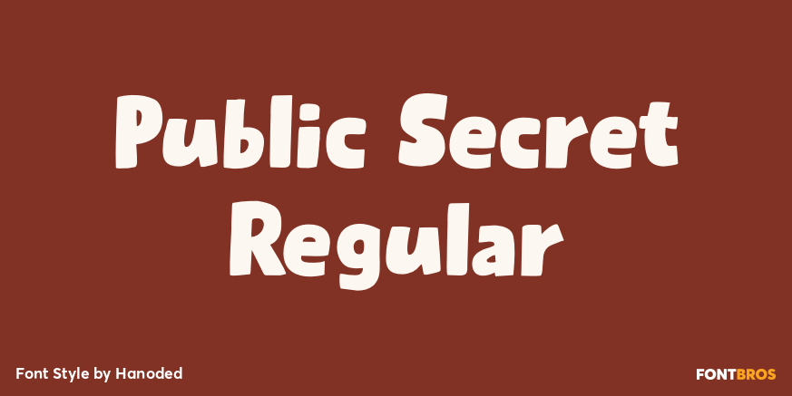 Public Secret Regular Poster