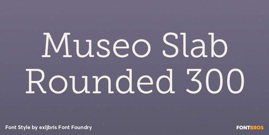 Museo Slab Rounded 300 Poster