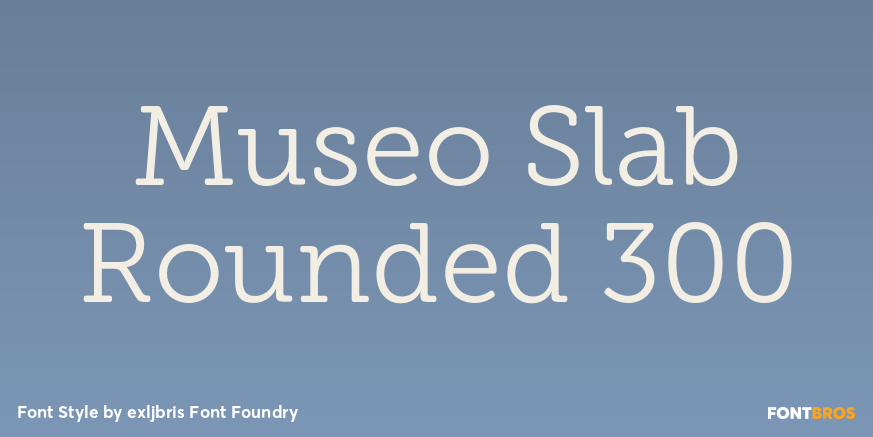 Museo Slab Rounded 300 Poster