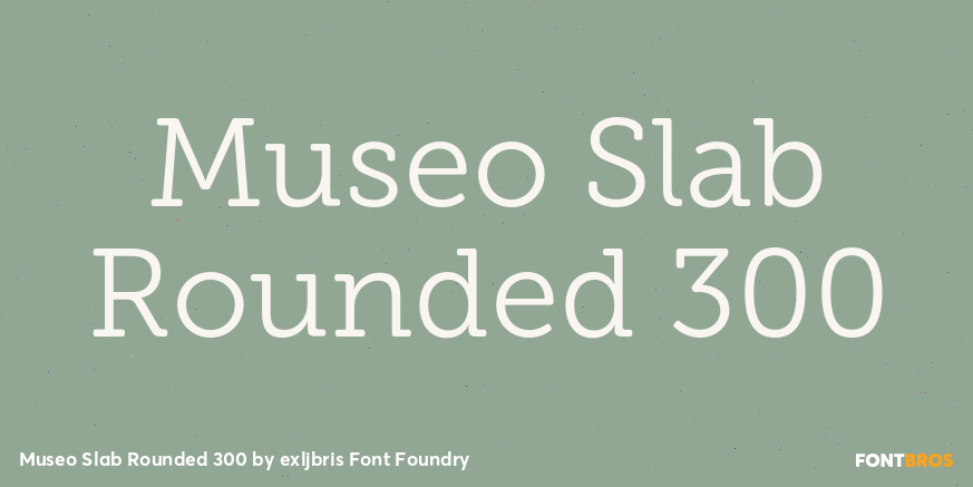 Museo Slab Rounded 300 Poster