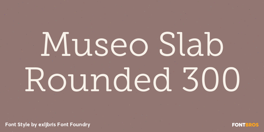 Museo Slab Rounded 300 Poster