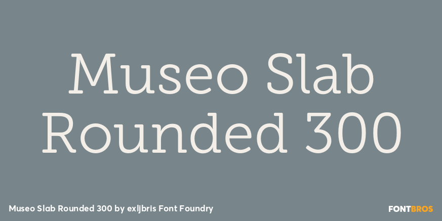 Museo Slab Rounded 300 Poster