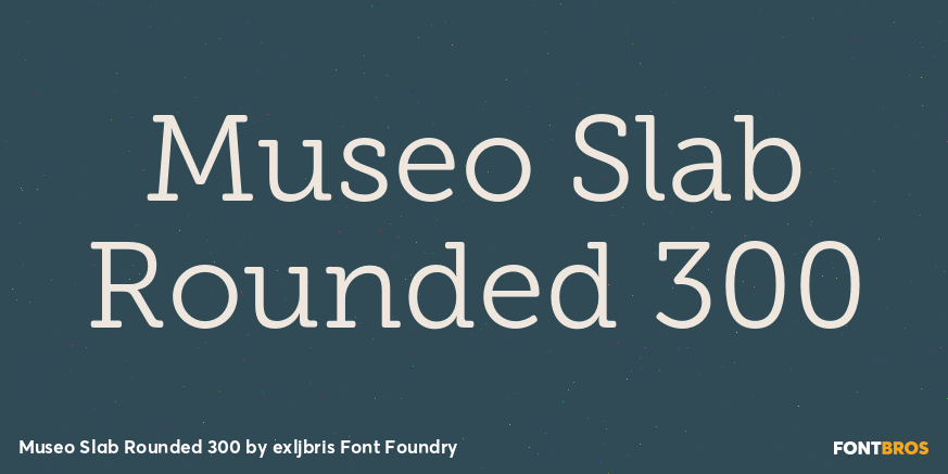 Museo Slab Rounded 300 Poster