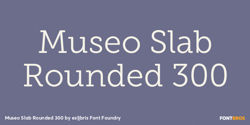 Museo Slab Rounded 300 Poster