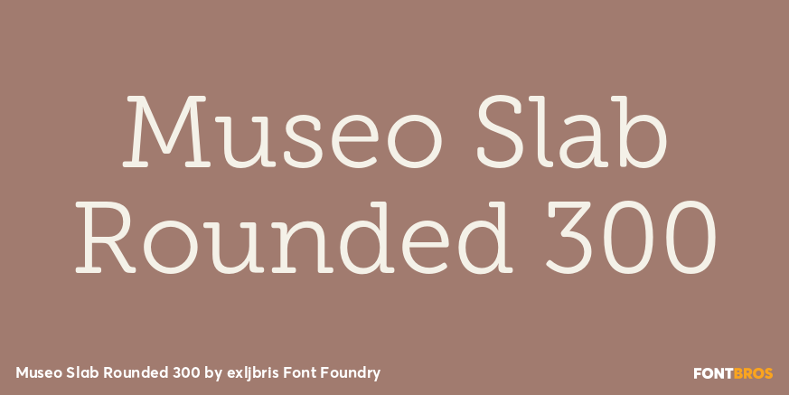 Museo Slab Rounded 300 Poster