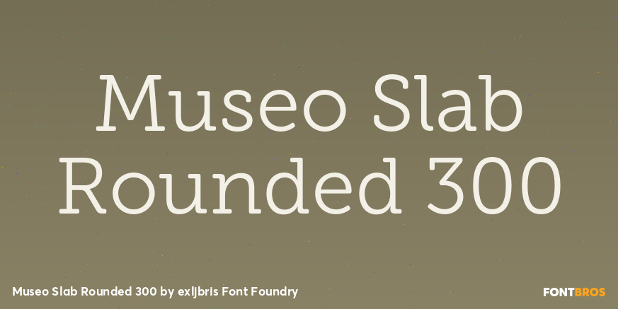 Museo Slab Rounded 300 Poster