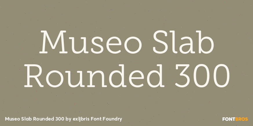 Museo Slab Rounded 300 Poster