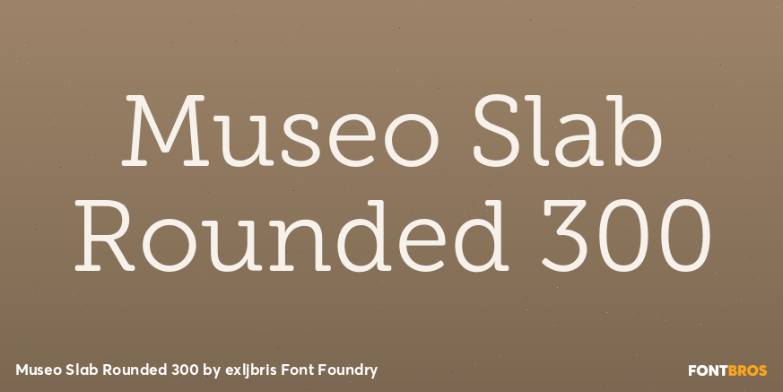 Museo Slab Rounded 300 Poster