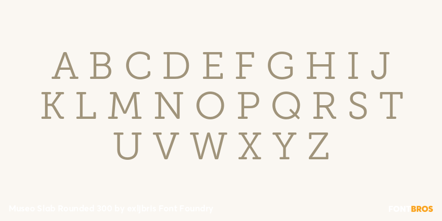 Museo Slab Rounded 300 Font Poster #2