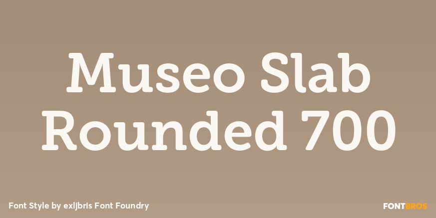 Museo Slab Rounded 700 Poster