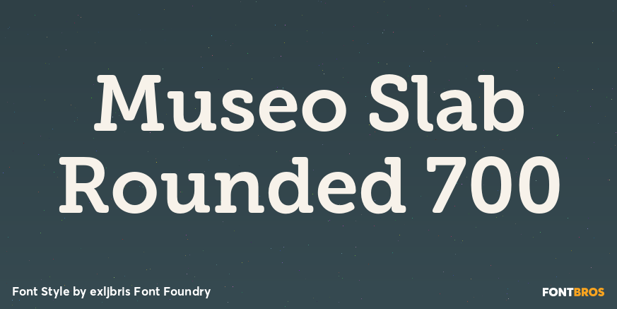 Museo Slab Rounded 700 Poster
