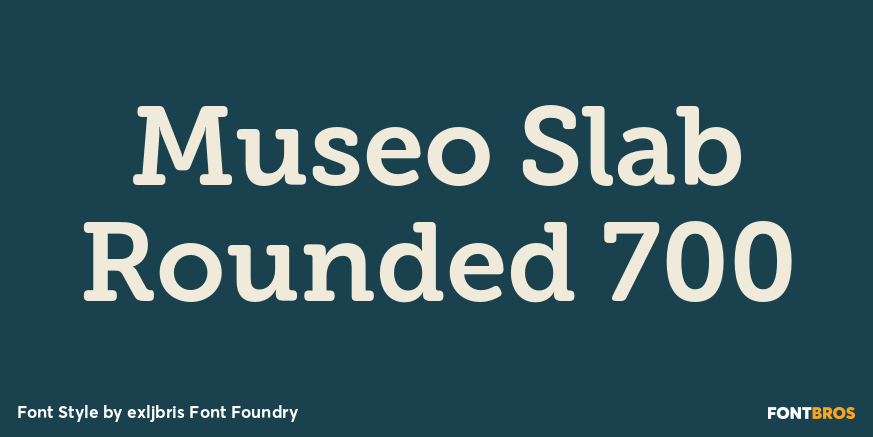 Museo Slab Rounded 700 Poster