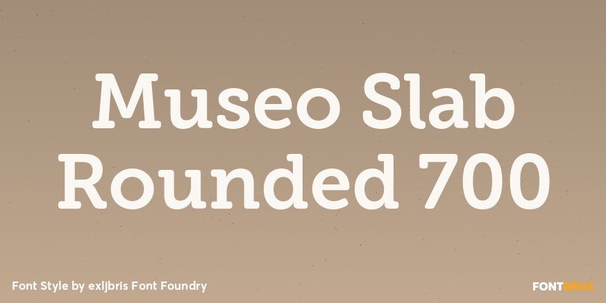 Museo Slab Rounded 700 Poster