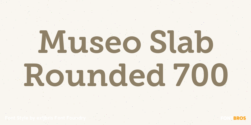 Museo Slab Rounded 700 Poster