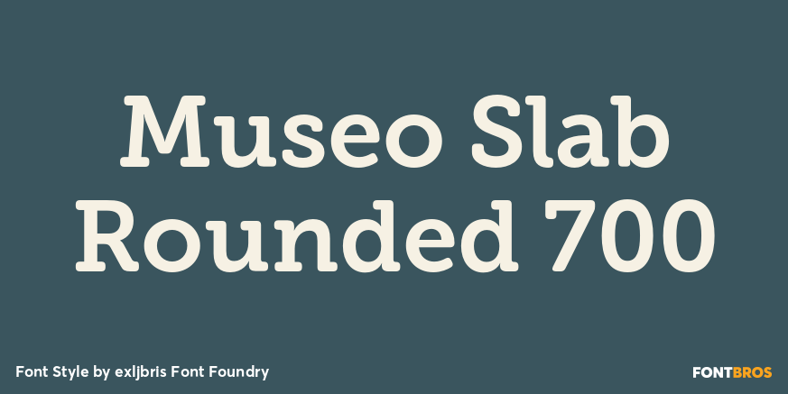 Museo Slab Rounded 700 Poster