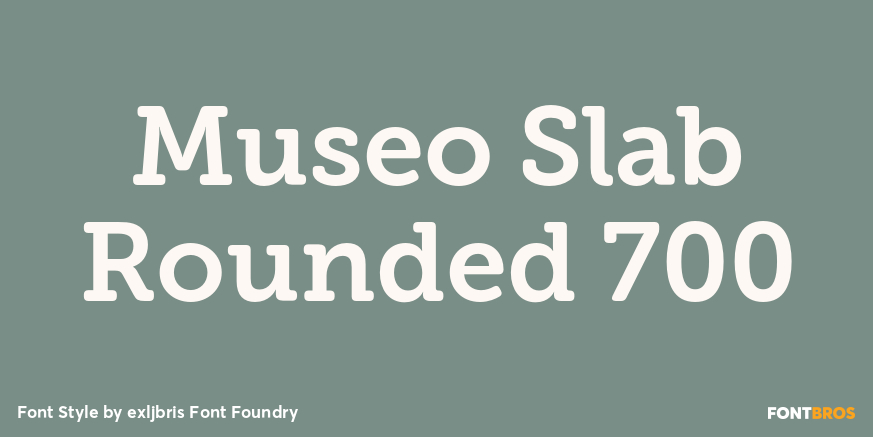 Museo Slab Rounded 700 Poster