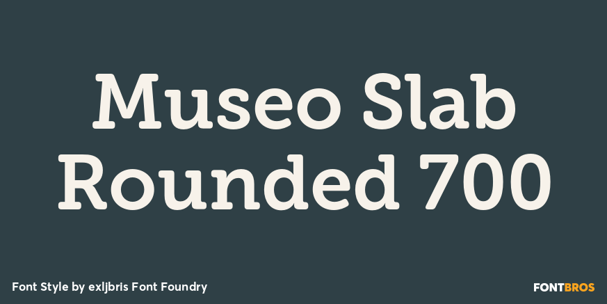 Museo Slab Rounded 700 Poster