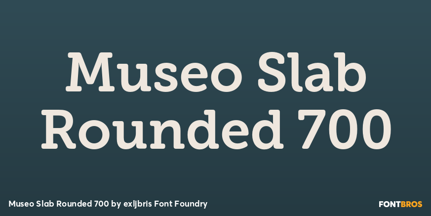 Museo Slab Rounded 700 Poster