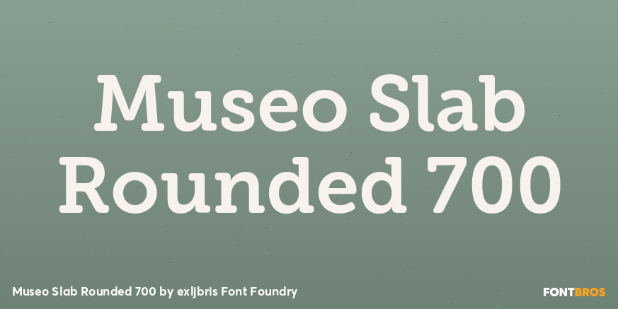Museo Slab Rounded 700 Poster