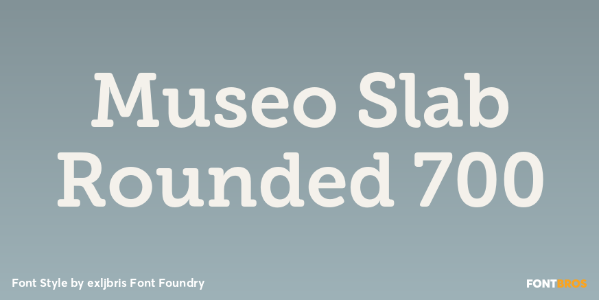 Museo Slab Rounded 700 Poster