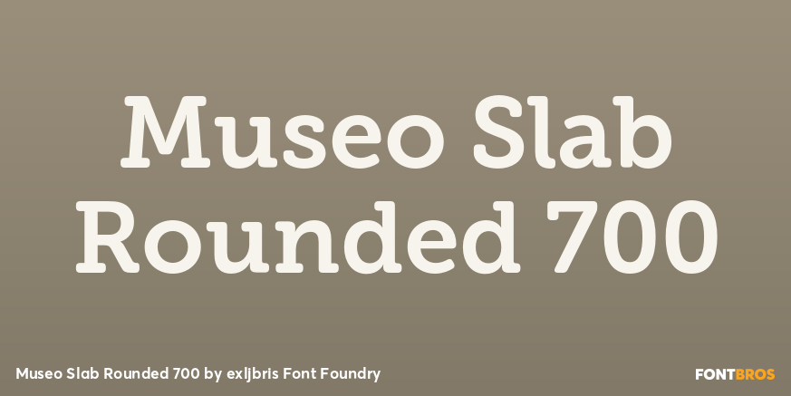 Museo Slab Rounded 700 Poster