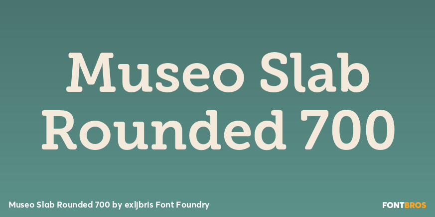Museo Slab Rounded 700 Poster