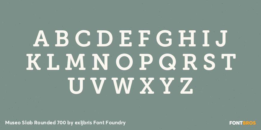 Museo Slab Rounded 700 Font Poster #2