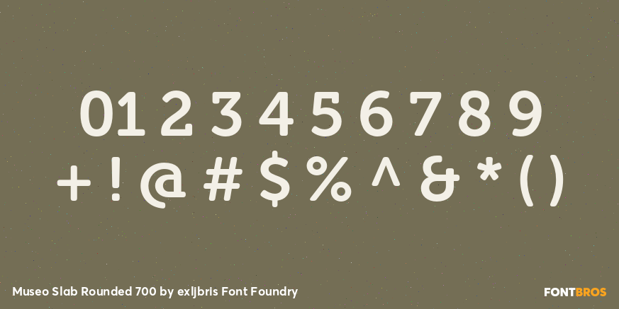 Museo Slab Rounded 700 Font Poster #4