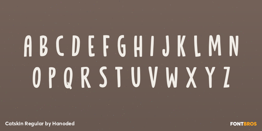 Catskin Regular Font Poster #2