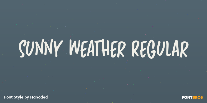 Sunny Weather Regular Poster