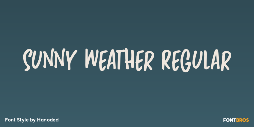 Sunny Weather Regular Poster