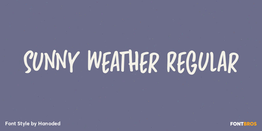 Sunny Weather Regular Poster
