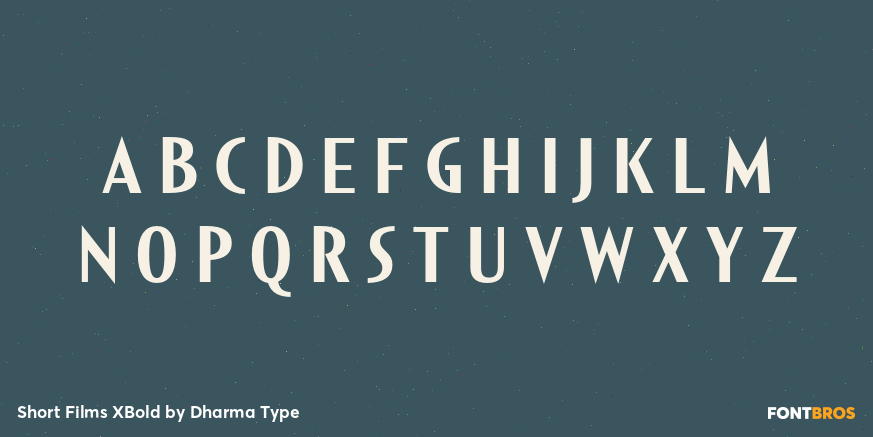 Short Films XBold Font Poster #2