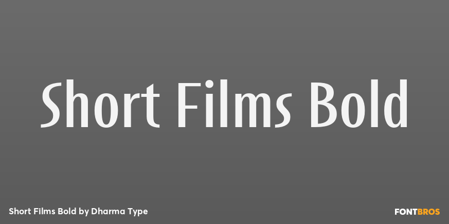 Short Films Bold Font Poster #1