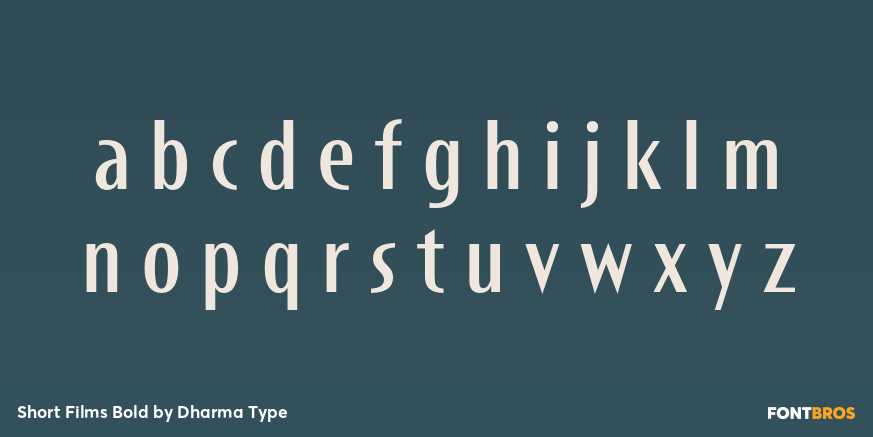 Short Films Bold Font Poster #3