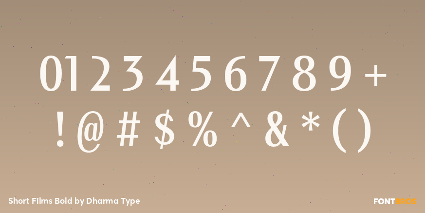 Short Films Bold Font Poster #4