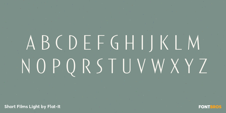 Short Films Light Font Poster #1