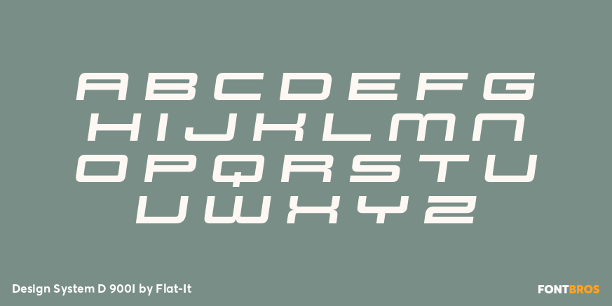 Design System D 900I Font Poster #2