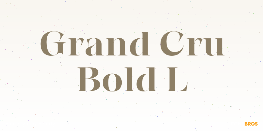 Grand Cru Bold L Poster