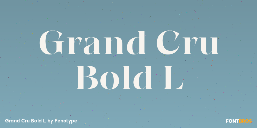 Grand Cru Bold L Poster