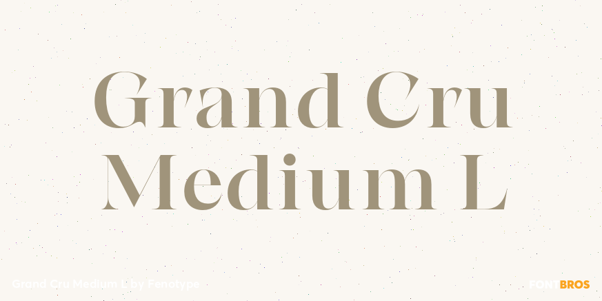 Grand Cru Medium L Font Poster #1
