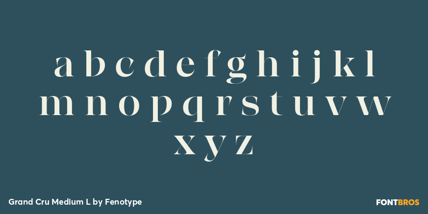 Grand Cru Medium L Font Poster #3