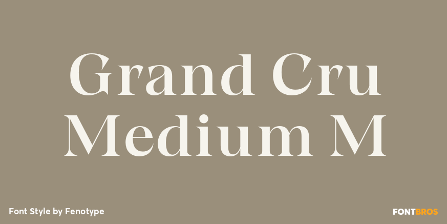 Grand Cru Medium M Font Poster #1
