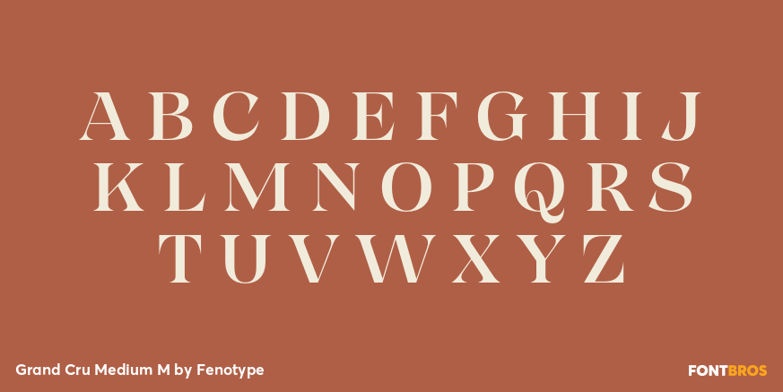 Grand Cru Medium M Font Poster #1