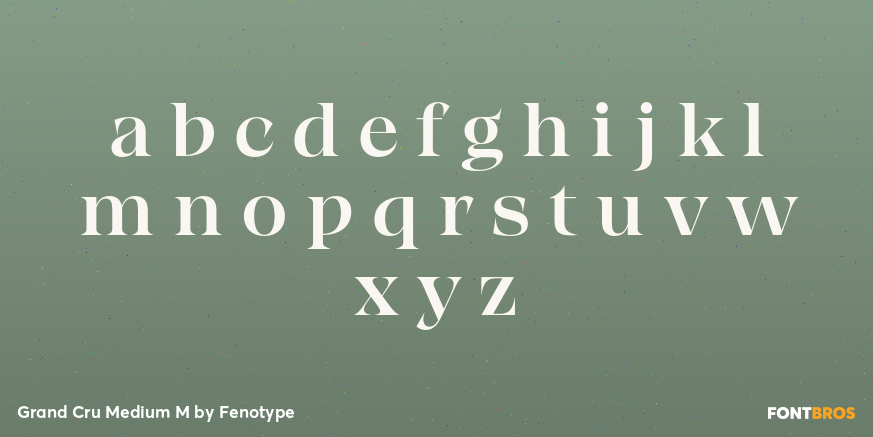 Grand Cru Medium M Font Poster #1