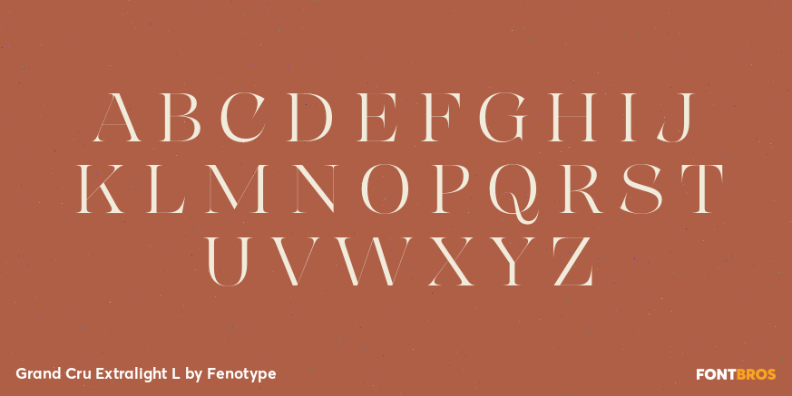Grand Cru Extralight L Font Poster #1